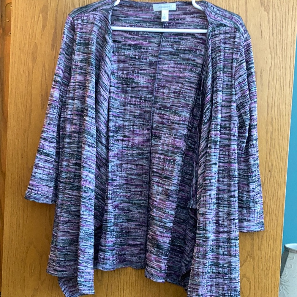 Dressbarn open cardigan L